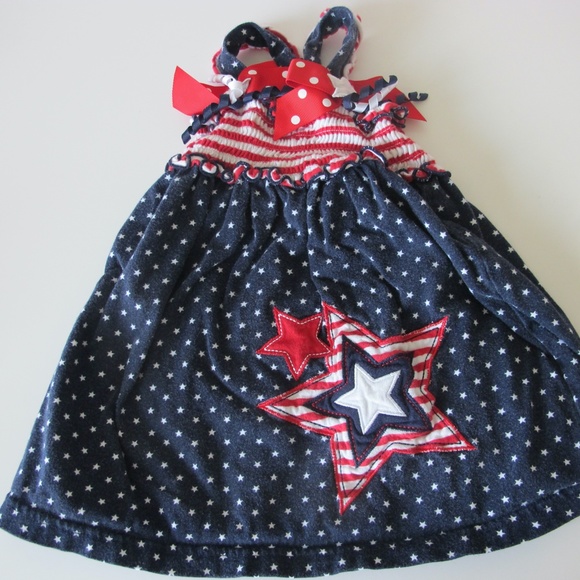 Bundle of 3 4th of July Toddler Girl's Outfit with Dress Size 18 months GUC - Picture 2 of 3